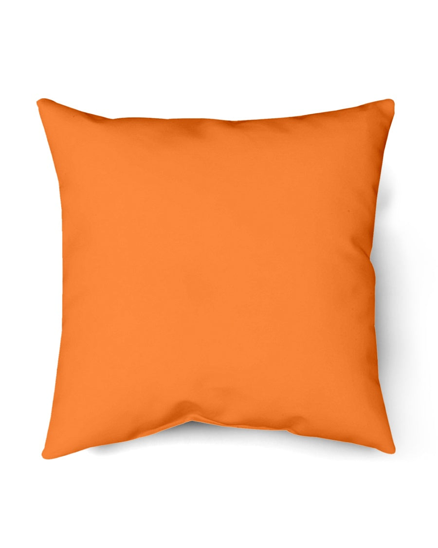 I'M NOT RUDE I'M DUTCH - Indoor Pillow - 16” x 16” - Burnt Orange - back