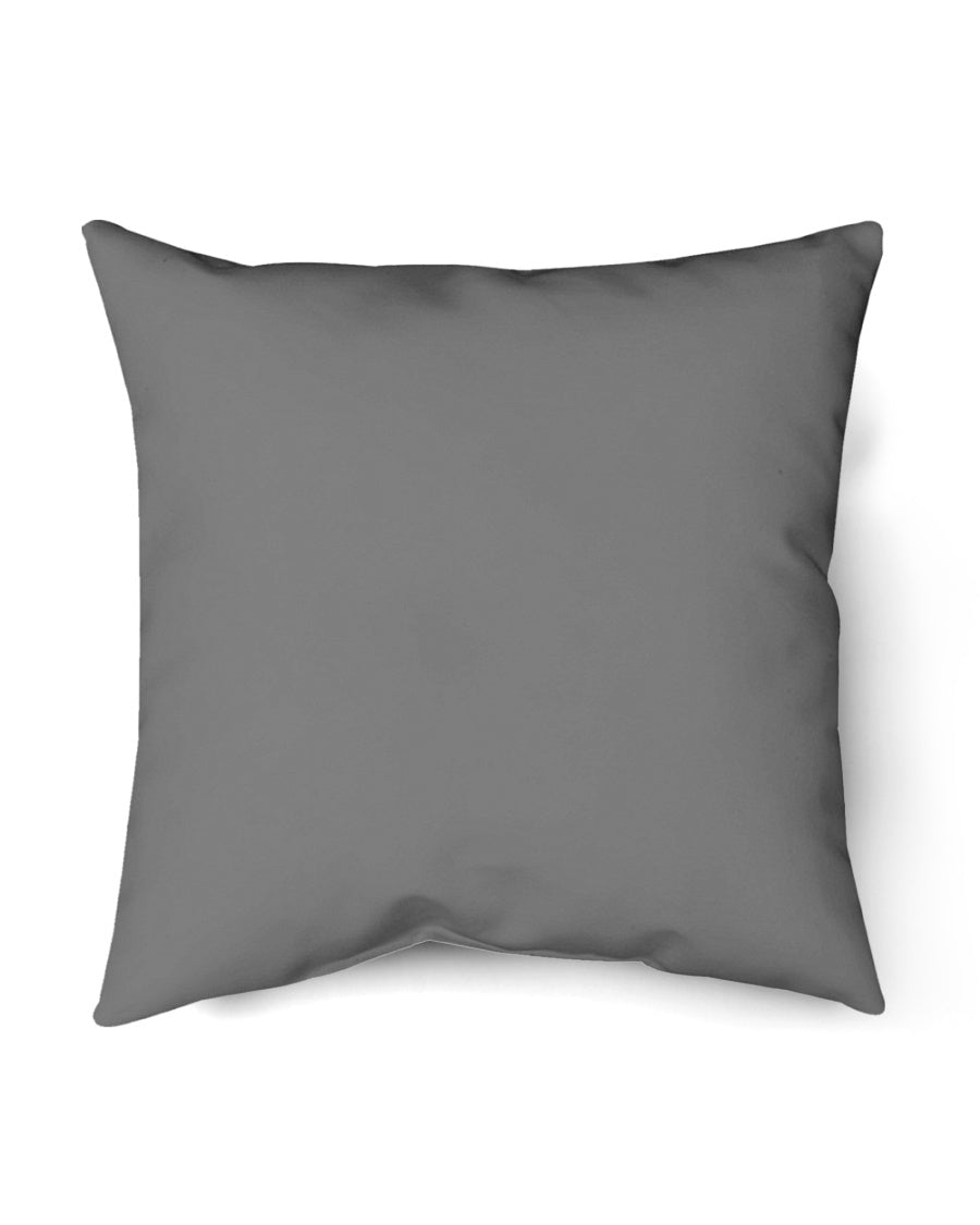 I'M NOT RUDE I'M DUTCH - Indoor Pillow - 16” x 16” - Charcoal Grey - back