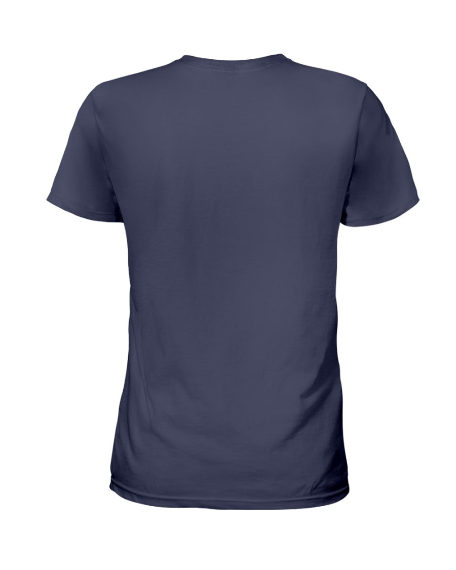 I'M NOT RUDE I'M DUTCH - Ladies T-Shirt - Navy - back
