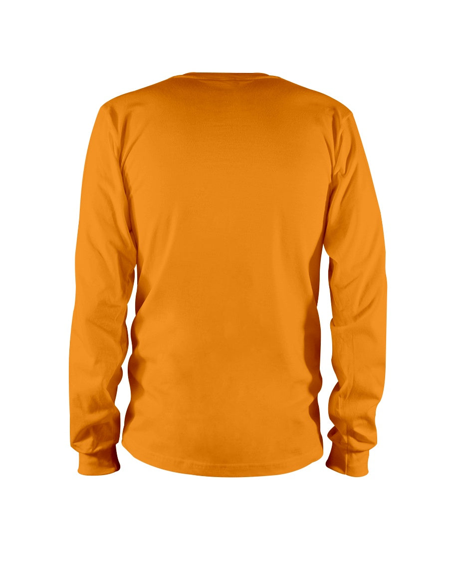 I'M NOT RUDE I'M DUTCH - Long Sleeve Tee - Orange - back