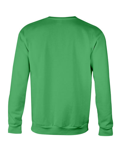 I'M NOT RUDE I'M DUTCH - Crewneck Sweatshirt - Irish Green - back