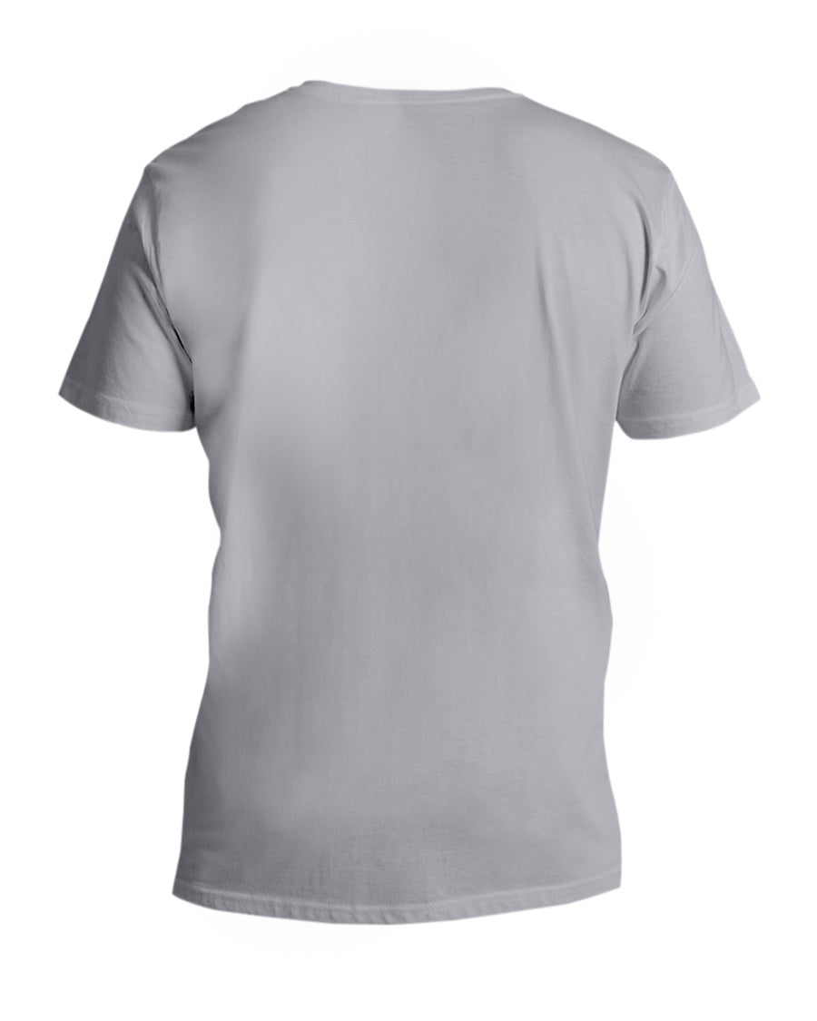I'M NOT RUDE I'M DUTCH - V-Neck T-Shirt - Ash - back