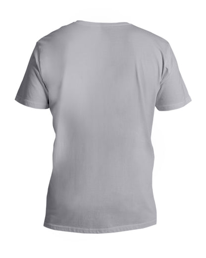 I'M NOT RUDE I'M DUTCH - V-Neck T-Shirt - Ash - back