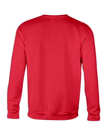 I'M NOT RUDE I'M DUTCH - Crewneck Sweatshirt - Red - back