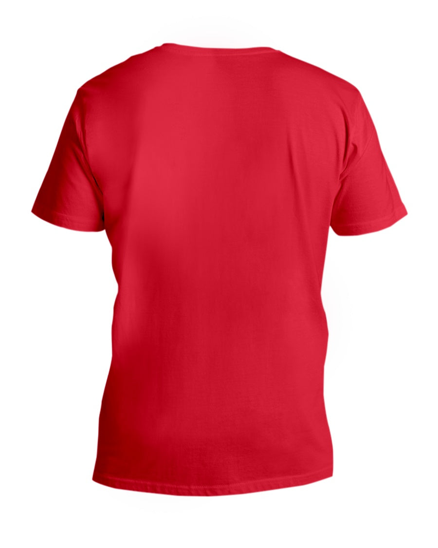 I'M NOT RUDE I'M DUTCH - V-Neck T-Shirt - Red - back